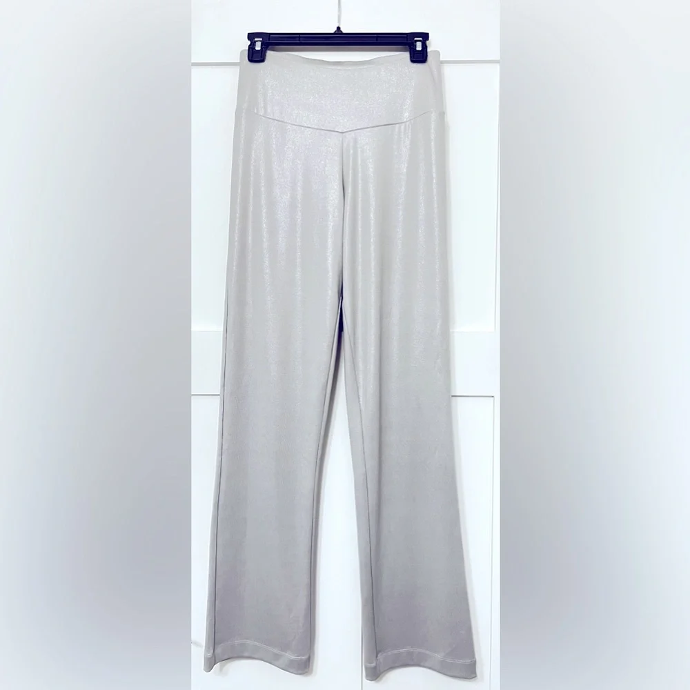 Wolford Wet Look Trousers - Picture 4 of 5